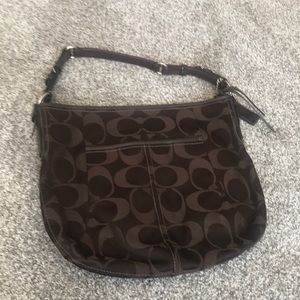 COACH Signature Boho Shoulder Handbag